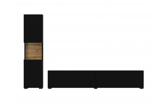 Секция AVA 24WNLM09 Czarny/Dąb Wotan